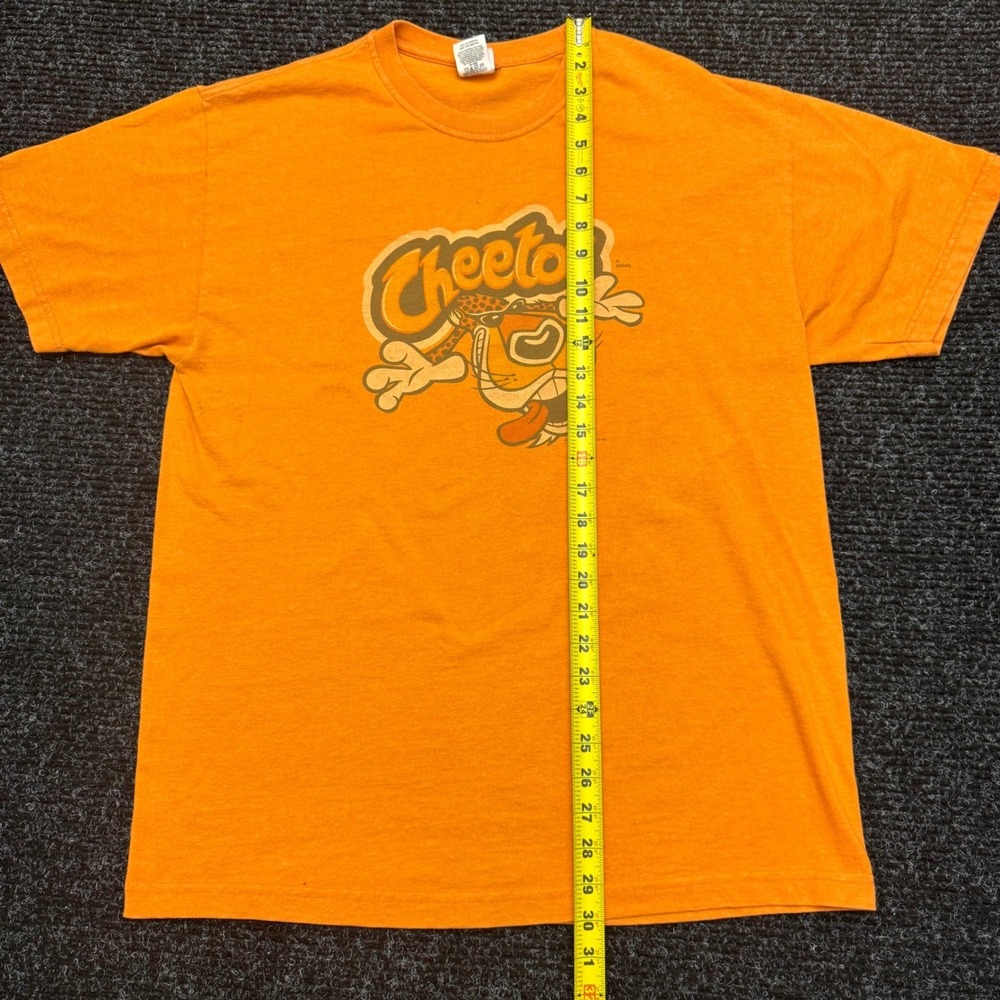 Trau & Loevner Cheetos Chester Cheetah Graphic T-Shirt Orange Mens Large - Picture 6 of 13